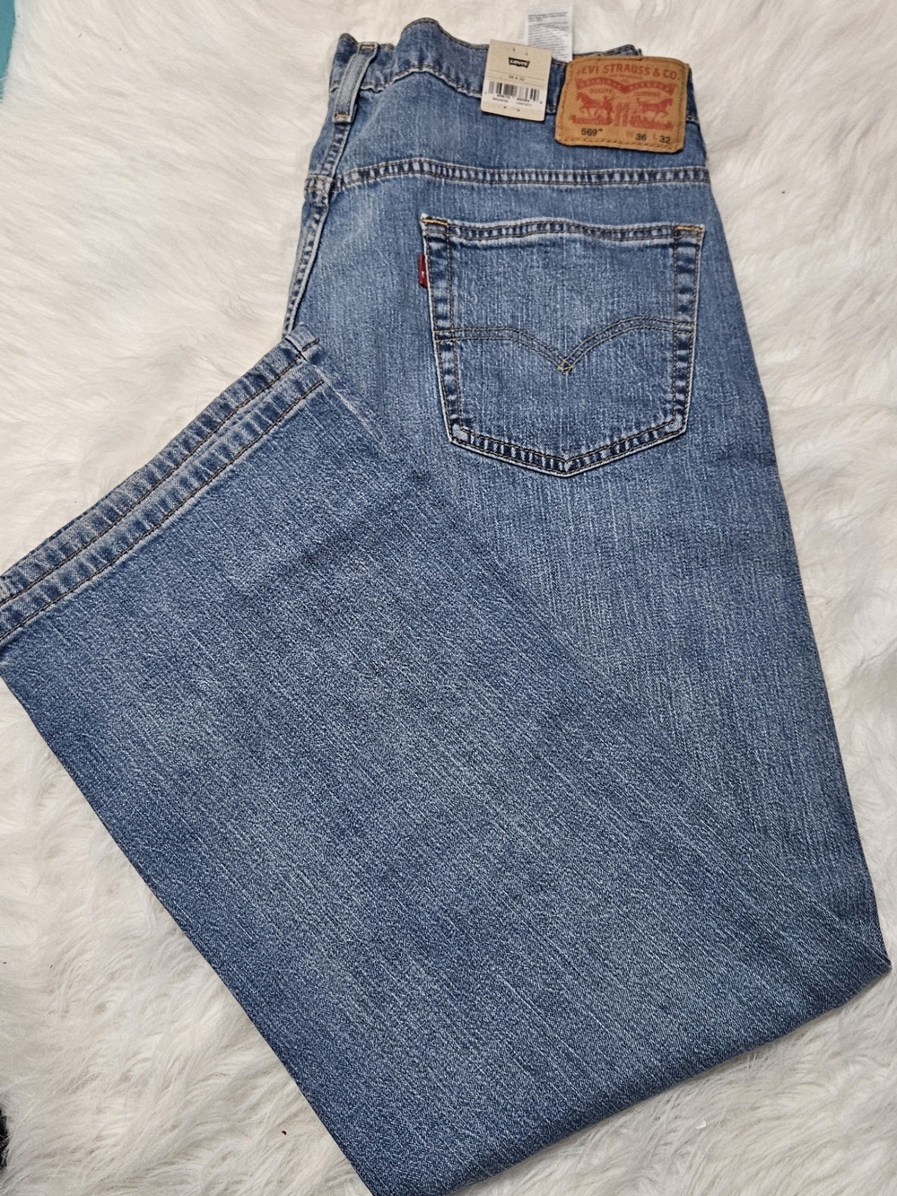 Levi's 569 Men’s Light Blue Relaxed Loose Straight Jeans